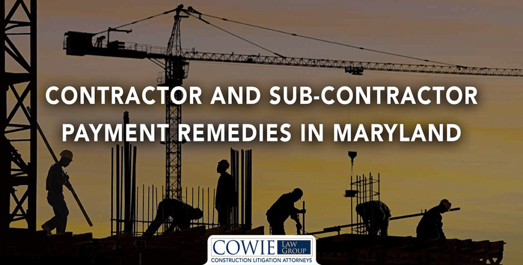 COWIE LAW GROUP (formerly Cowie & Mott) - Maryland Construction Litigation Attorneys